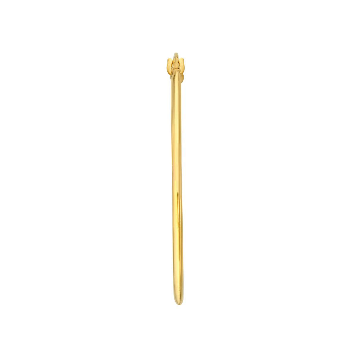 Créoles ovales fines en or 14k – Élégance intemporelle 30 x 20mm