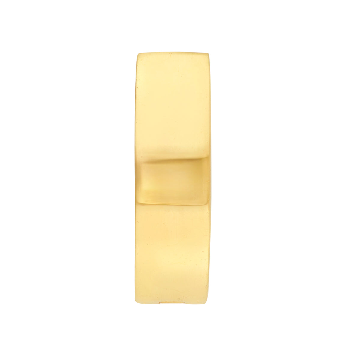 Créoles Huggies larges à profil ovale en or jaune 14k
