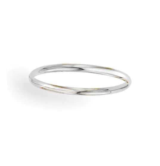 Bracelet de type bangle poli en or 14k (5 mm)