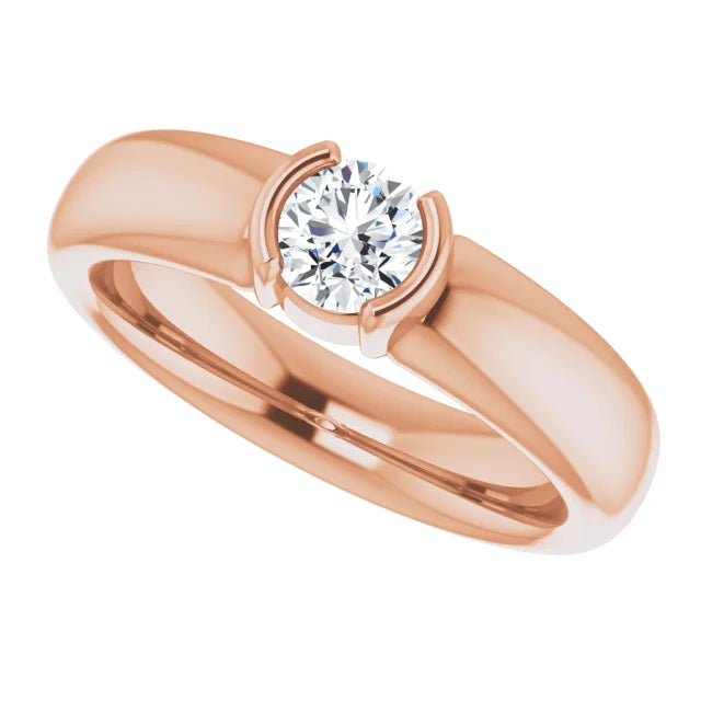 White Gold Diamond Solitaire Engagement Ring