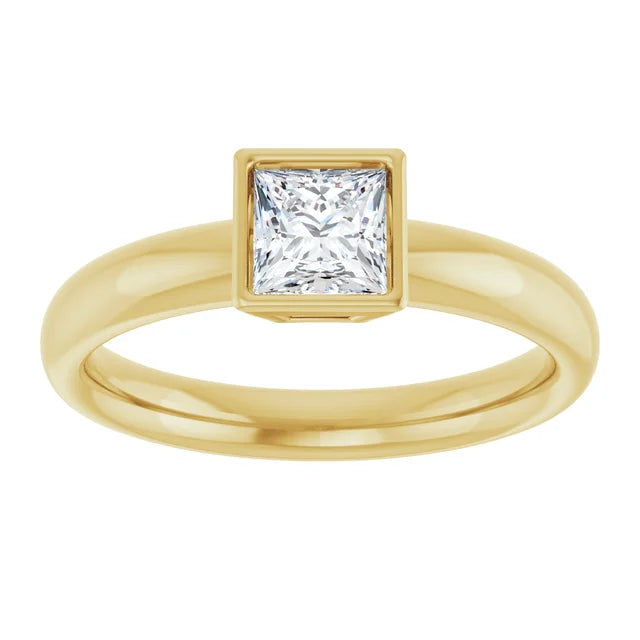 White Gold Diamond Solitaire Engagement Ring