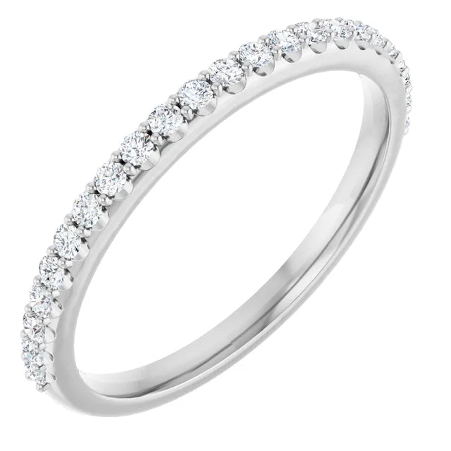 Ensemble bague de fiançailles halo (diamant 1,00 ct) et jonc de mariage encastrable en or blanc 14k à diamants de laboratoire (IGI) Le jonc de mariage assorti est vendu séparément.