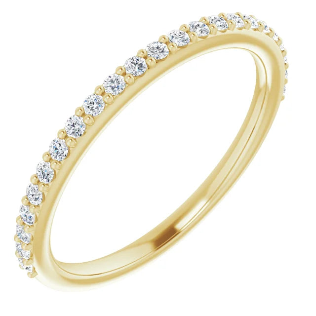 Bague de fiançailles solitaire et pavé en or blanc 14k avec diamant central rond de 0,25 ct (GIA) et 22 diamants d'entourage