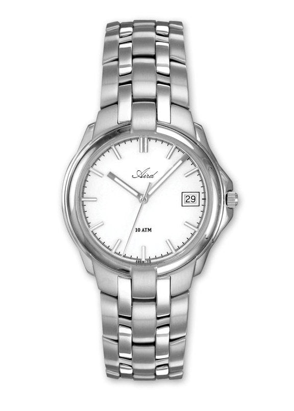 Aird ladies' steel watch Swiss ETA movement Sapphire crystal white dial 5 ATM waterproof