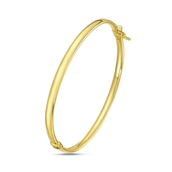 Bracelet de type bangle en or jaune 14k