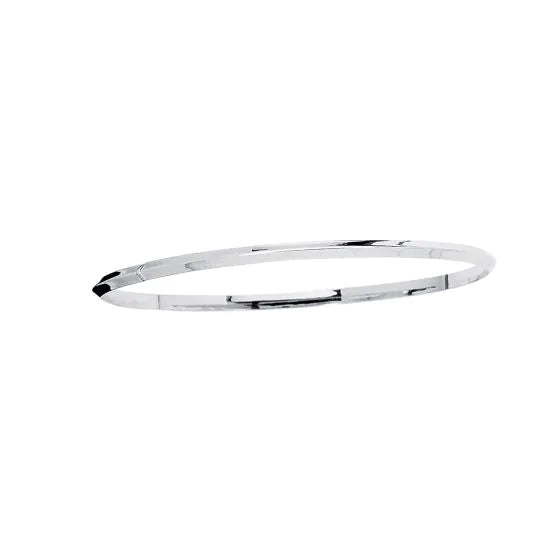 Bracelet de bangle à angle en or 14k jaune ou blanc